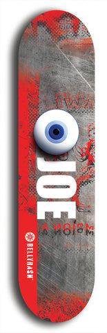 Eyeball Joe #48: Red Logo Skateboard Deck
