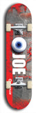 Eyeball Joe #48: Red Logo Skateboard Deck