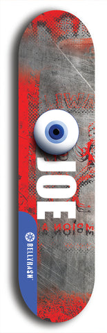 Eyeball Joe #48: Blue Logo Skateboard Deck