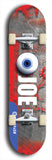 Eyeball Joe #48: Blue Logo Skateboard Deck