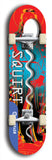 North American maple skateboard deck designed by underground artist BellyRash -- available in widths between 7.5 to 8.5 inches in both mellow concave and steep concave shapes. Artwork: street art and street artist and Squirt skateboard brand logo