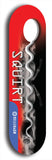 North American maple skateboard deck designed by underground artist BellyRash -- available in widths between 7.5 to 8.5 inches in both mellow concave and steep concave shapes. Artwork: street art and street artist and Squirt skateboard brand logo