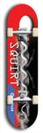 North American maple skateboard deck designed by underground artist BellyRash -- available in widths between 7.5 to 8.5 inches in both mellow concave and steep concave shapes. Artwork: street art and street artist and Squirt skateboard brand logo