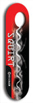 North American maple skateboard deck designed by underground artist BellyRash -- available in widths between 7.5 to 8.5 inches in both mellow concave and steep concave shapes. Artwork: street art and street artist and Squirt skateboard brand logo
