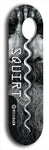 North American maple skateboard deck designed by underground artist BellyRash -- available in widths between 7.5 to 8.5 inches in both mellow concave and steep concave shapes. Artwork: street art and street artist and Squirt skateboard brand logo