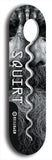 North American maple skateboard deck designed by underground artist BellyRash -- available in widths between 7.5 to 8.5 inches in both mellow concave and steep concave shapes. Artwork: street art and street artist and Squirt skateboard brand logo