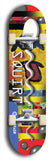 Squirt #22: Limited Edition, Blue Logo Skateboard Deck