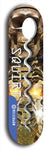 North American maple skateboard deck designed by underground artist BellyRash -- available in widths between 7.5 to 8.5 inches in both mellow concave and steep concave shapes. Artwork: street art and street artist and Squirt skateboard brand logo