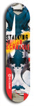 Stalking Julian Schnabel #3: Limited Edition, Red Logo Skateboard Deck