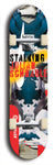 Stalking Julian Schnabel #3: Limited Edition, Red Logo Skateboard Deck