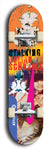 Stalking Julian Schnabel #6: Limited Edition, Blue Logo Skateboard Deck