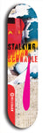 Stalking Julian Schnabel #7: Limited Edition, Red Logo Skateboard Deck