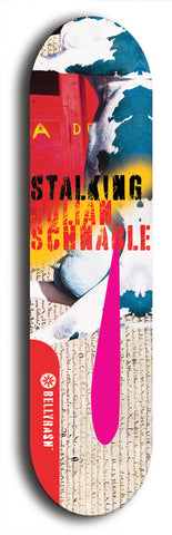 Stalking Julian Schnabel #7: Limited Edition, Red Logo Skateboard Deck