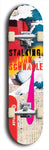 Stalking Julian Schnabel #7: Limited Edition, Red Logo Skateboard Deck