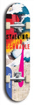 Stalking Julian Schnabel #7: Limited Edition, Blue Logo Skateboard Deck