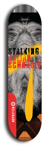 Stalking Julian Schnabel #8: Limited Edition, Red Logo Skateboard Deck