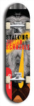 Stalking Julian Schnabel #8: Limited Edition, Red Logo Skateboard Deck