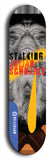 Stalking Julian Schnabel #8: Limited Edition, Blue Logo Skateboard Deck