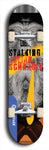 Stalking Julian Schnabel #8: Limited Edition, Blue Logo Skateboard Deck