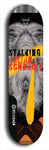 Stalking Julian Schnabel #8: Limited Edition, Black Logo Skateboard Deck