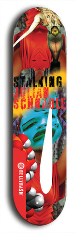 Stalking Julian Schnabel #9: Limited Edition, Red Logo Skateboard Deck