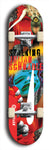 Stalking Julian Schnabel #9: Limited Edition, Red Logo Skateboard Deck