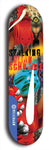 Stalking Julian Schnabel #9: Limited Edition, Blue Logo Skateboard Deck