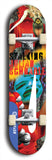Stalking Julian Schnabel #9: Limited Edition, Blue Logo Skateboard Deck