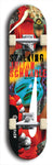 Stalking Julian Schnabel #9: Limited Edition, Black Logo Skateboard Deck