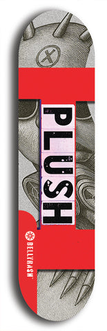 Plush #62: Red Logo Skateboard Deck