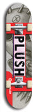 Plush #62: Red Logo Skateboard Deck