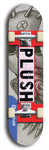 Plush #62: Blue Logo Skateboard Deck