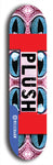 Plush #61: Blue Logo Skateboard Deck