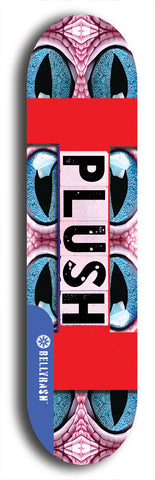 Plush #61: Blue Logo Skateboard Deck