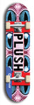 Plush #61: Blue Logo Skateboard Deck