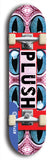 Plush #61: Blue Logo Skateboard Deck