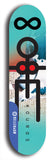 Infinite Halo #2: Limited Edition, Blue Logo Skateboard Deck