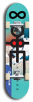 Infinite Halo #2: Limited Edition, Blue Logo Skateboard Deck