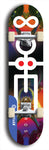 Infinite Halo #3: Limited Edition, Blue Logo Skateboard Deck