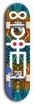 Infinite Halo #4: Limited Edition, Blue Logo Skateboard Deck