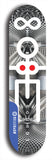 Infinite Halo #5: Limited Edition, Blue Logo Skateboard Deck
