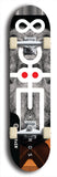 Infinite Halo #6: Limited Edition, Black Logo Skateboard Deck