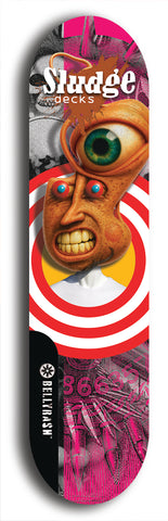 Sludge #10: Limited Edition, Black Logo Skateboard Deck