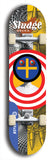 Sludge #9: Limited Edition, Blue Logo Skateboard Deck