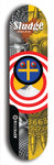 Sludge #9: Limited Edition, Black Logo Skateboard Deck