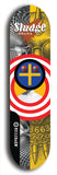 Sludge #9: Limited Edition, Black Logo Skateboard Deck
