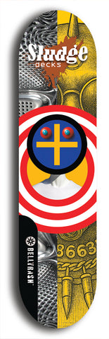 Sludge #9: Limited Edition, Black Logo Skateboard Deck