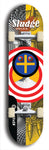 Sludge #9: Limited Edition, Black Logo Skateboard Deck