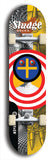 Sludge #9: Limited Edition, Black Logo Skateboard Deck