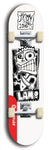 Vicious Judy Stabs Idiots #5: Limited Edition, Red Logo Skateboard Deck